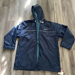 Nike vintage 1990’s Team Basketball Hooded jacket coat size XL swim coat too